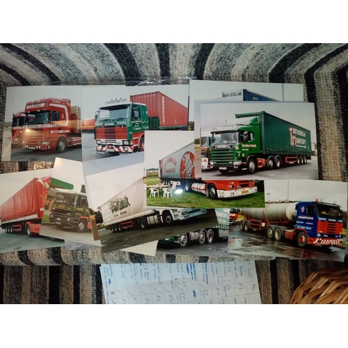 262 - SET OF 20 PICTURES OF LORRYS