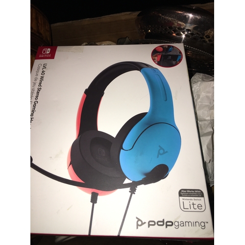 72 - NEW BOXED PDP GAMING HEADSET FOR NINTENDO SWITCH