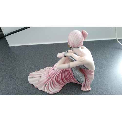 595 - LOVELY SHUDEHILL ART DECO STYLE FIGURINE