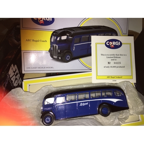 300E - FANTASTIC BOXED CORGI A.E.C. REGAL COACH 97190 LIMITED EDITION