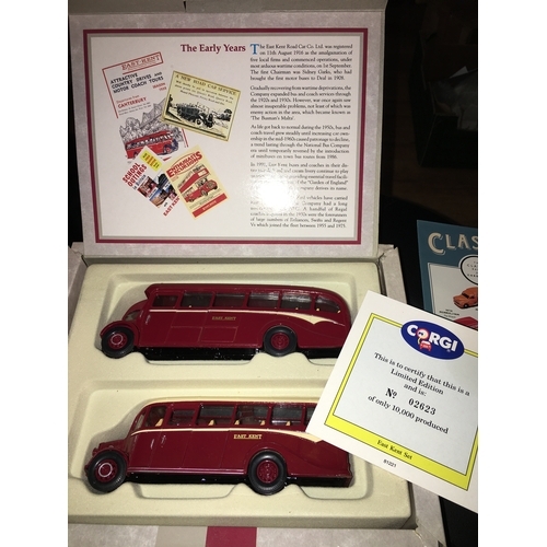 300C - FANTASTIC BOXED CORGI 97750 EAST KENT REDTWO PIECE SET COMMERCIALS