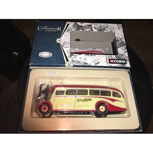 300B - FANTASTIC BOXED CORGI 33302 ALBION VALIANT DUPLE COACH WESTERN LTD EDITION