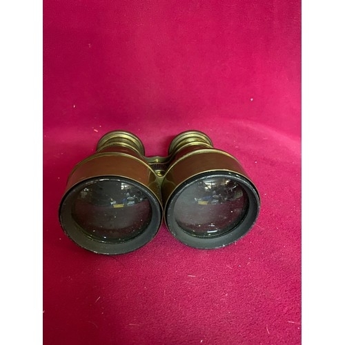 200L - FINE Pair of Brass Binoculars Pair of Brass Binoculars