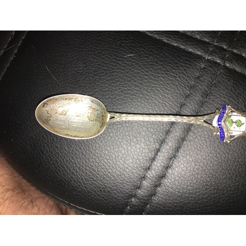 60 - Pair of Hallmarked Birmingham Silver Let Glasgow Flourish Circa 1910 Spoons