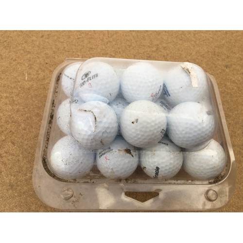 64 - SELECTION OF 48 LAKE GOLF BALLS