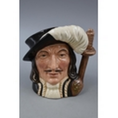 39 - Four Royal Doulton Character Jugs, Depicting the Three Musketeers and D'Artagnan.