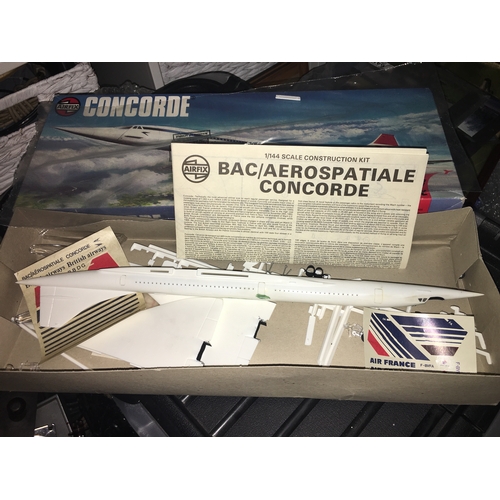 71 - BOXED CONCORDE AIRFIX MODEL PART BUILT AND COMPLETE