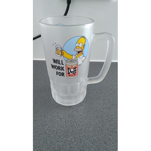 457 - SIMPSONS BEER GLASS