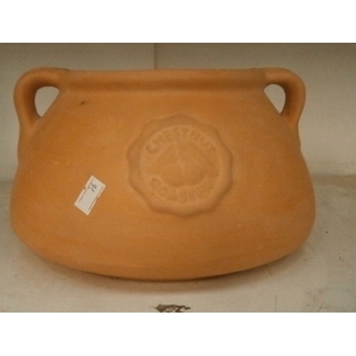 30 - LOVELY Terracotta chestnut roaster 32CM ACROSS