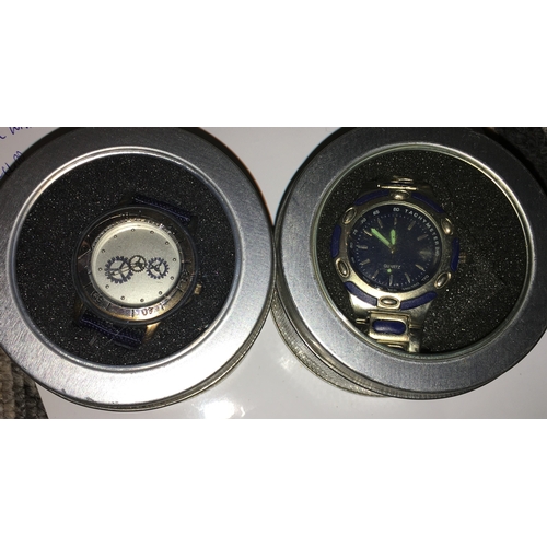 208 - PAIR OF CASED WATCHES