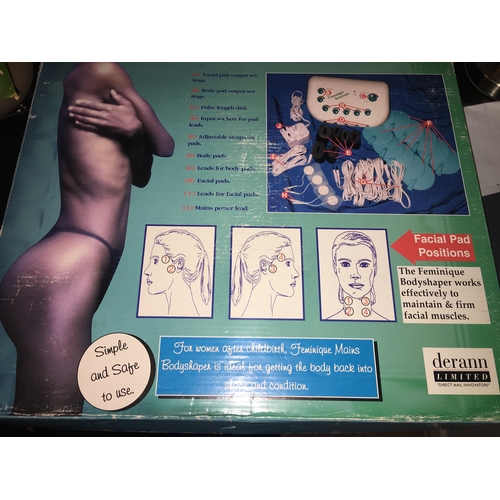 346 - BOXED COMPLETE FEMINIQUE 14 PAD MAINS BODYSHAPER COMPLETE