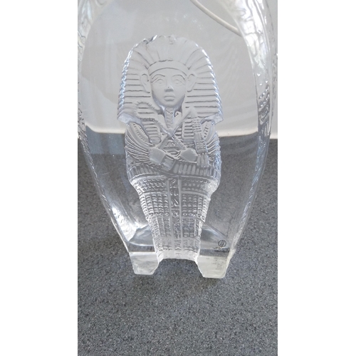 502 - EGYPTION GLASS PAPERWEIGHT