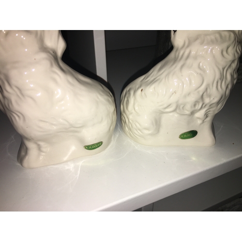 18 - RARE PAIR OF BESWICK WALLY DOGS