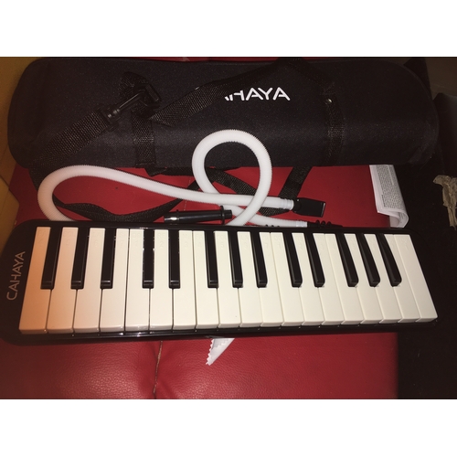 160 - FANTASTIC NEW CAHAYA Melodica Instrument 32 Key  AIR Piano WORKING LOVELY