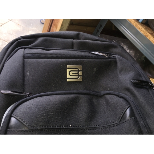 162 - NEW BAGGED BLACK LAPTOP BACK PACK