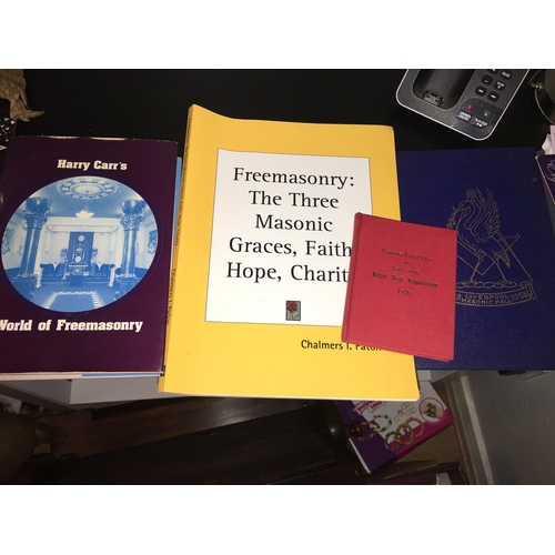 48 - NICE COLLECTORS LOT OF MASONIC BOOKS