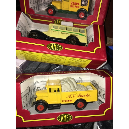 44 - FOUR BOXED COLLECTORS CAMEO VEHICLES