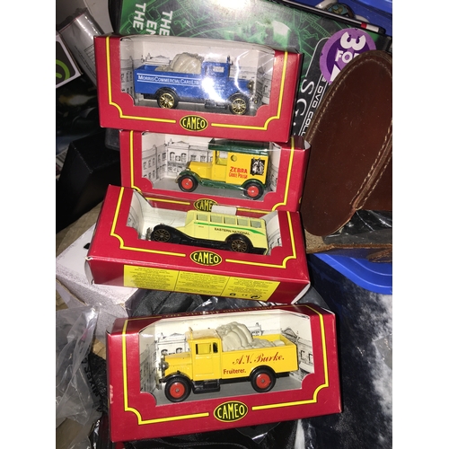 44 - FOUR BOXED COLLECTORS CAMEO VEHICLES