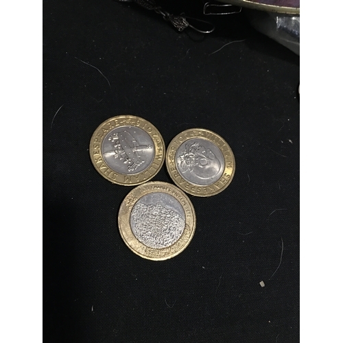 200G - THREE COLLECTABLE £2 COINS