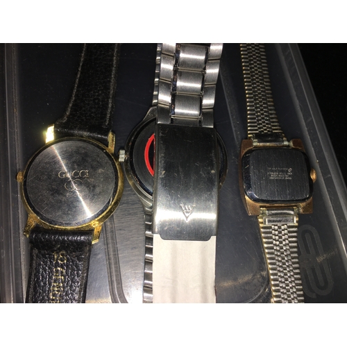 200J - LOVELY SELECTION OF THREE QUALITY VINTAGE WATCHES INCLUDING ACCURIST, ORIS, ETC