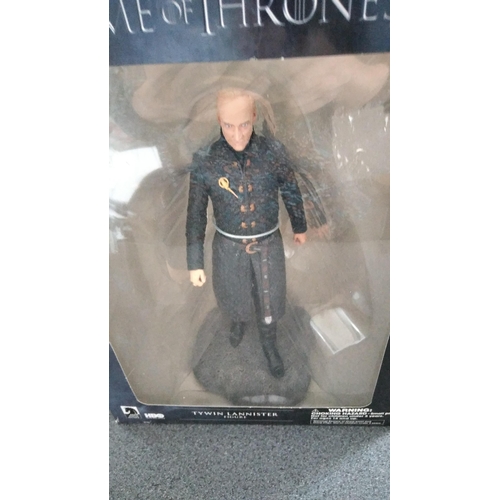 440 - BOXED GAME OF THRONES TYWIN LANNISTER FIGURINE