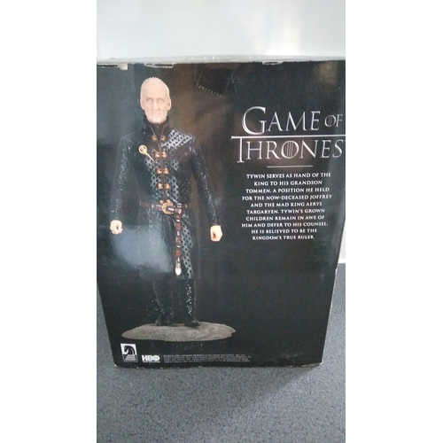 440 - BOXED GAME OF THRONES TYWIN LANNISTER FIGURINE