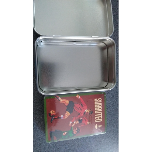 517 - Hasbro subuteo tin and cards still sealed