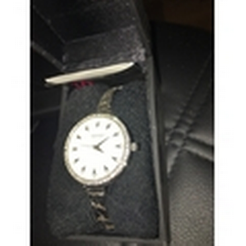 214 - LOVELY BOXED Seksy 2070 Women's Stainless Steel Band Watch TICKING AWAY NICELY