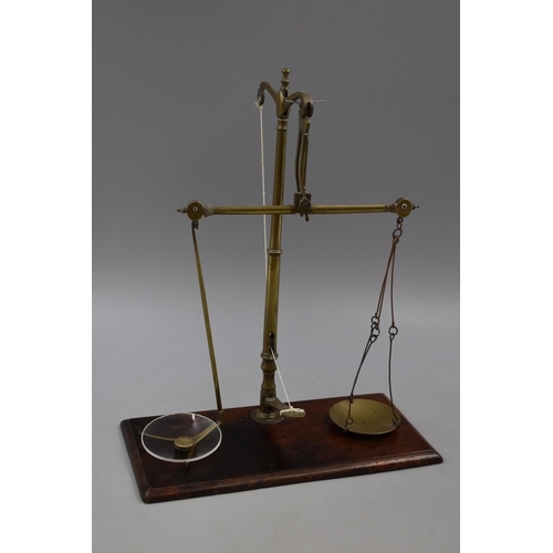 55 - Set of Antique Apothecary Scales with Weight