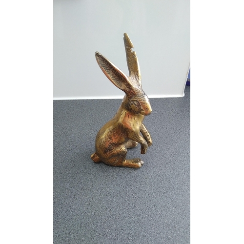 501 - VINTAGE BRASS RABBIT