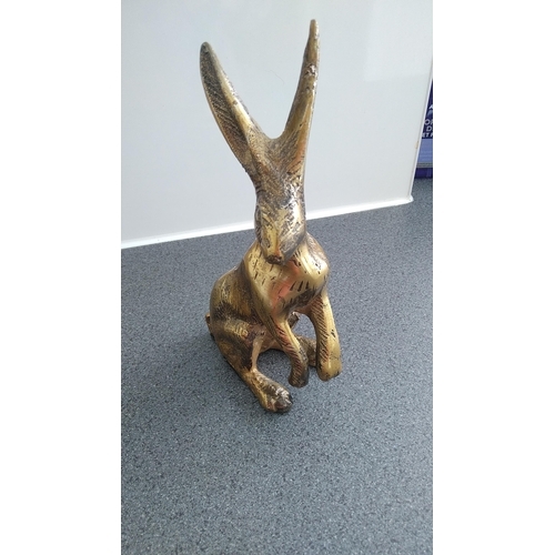 501 - VINTAGE BRASS RABBIT