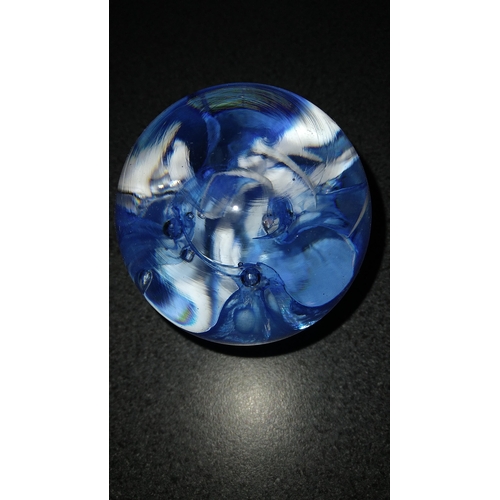 529 - Very Very Nice paperweight in Blue