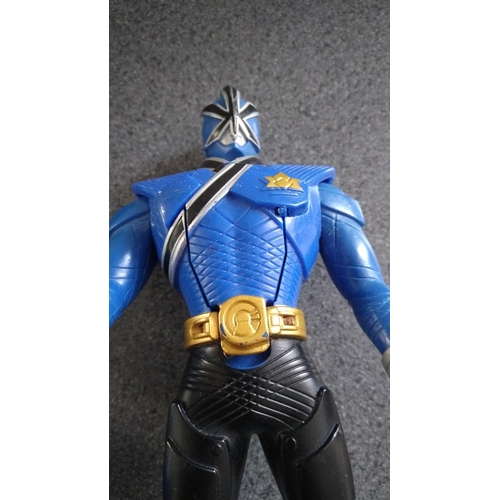 487 - Selection of power rangers one with flip head