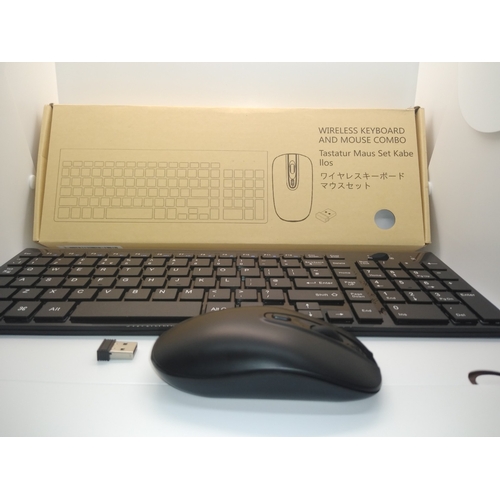 200D - NEW BOXED Wireless Keyboard Mouse Combo WORKING ORDER IDEAL FOR XMAS