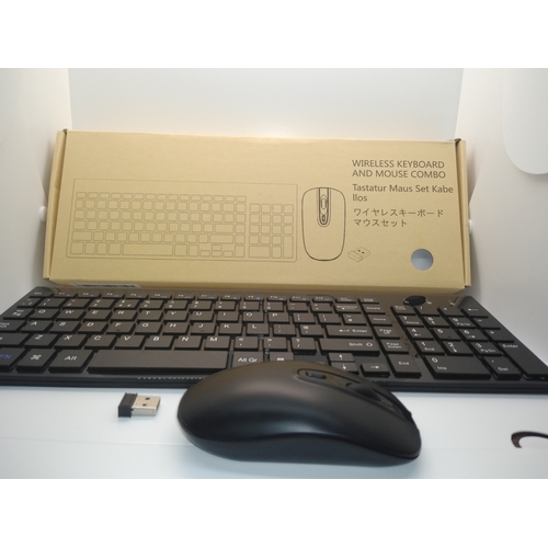 200E - NEW BOXED Wireless Keyboard Mouse Combo WORKING ORDER IDEAL FOR XMAS