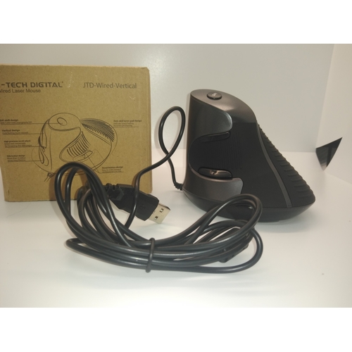 200G - NEW BOXED JTD Scroll Endurance Wired Mouse Ergonomic Vertical WORKING IDEAL FOR XMAS