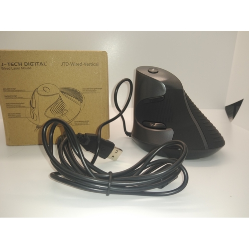 200H - NEW BOXED JTD Scroll Endurance Wired Mouse Ergonomic Vertical WORKING IDEAL FOR XMAS