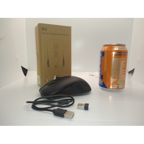 200K - NEW BOXED Rii RM200 Wireless Mouse WORKING ORDER IDEAL FOR XMAS