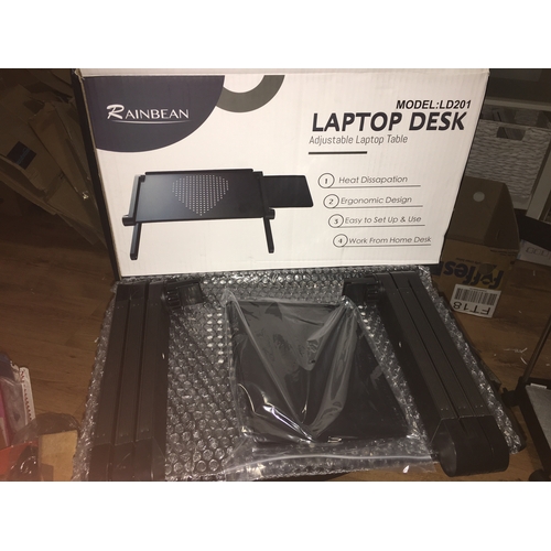 200S - NEW BOXED Adjustable Laptop Table IDEAL XMAS PRESENT