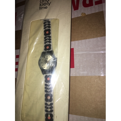 302H - NEW SEALED Orla Kiely Women's Analogue Analog Quartz Watch with Plastic Strap
IDEAL XMAS PRESENT