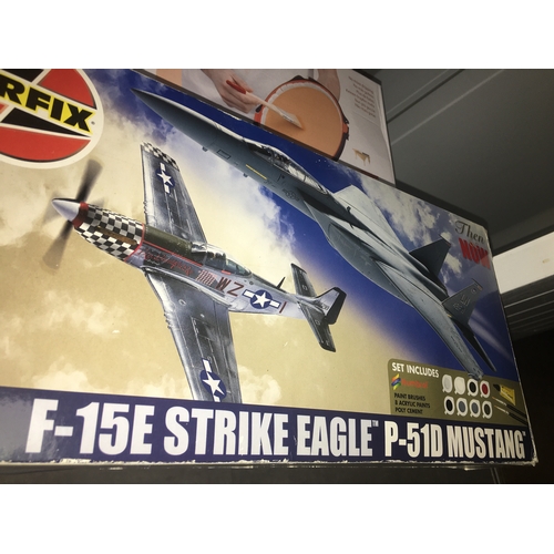 234 - AIRFIX 1-72 SCALE MODEL F-15E STRIKE EAGLE MUSTANG PLANE