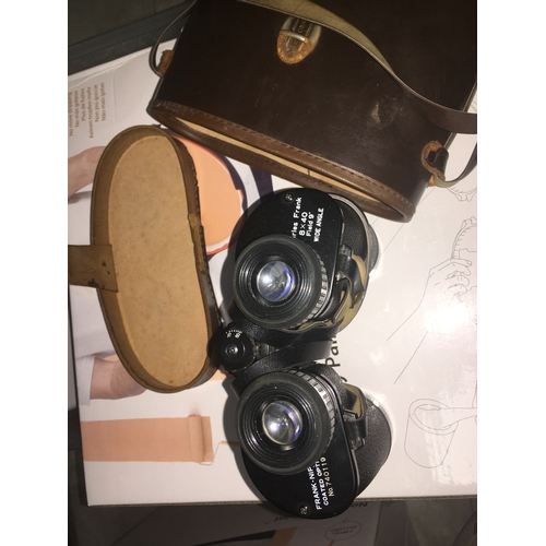 241 - NICE SET OF VINTAGE BINOCULARS IN CASE