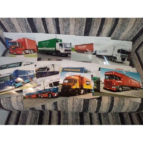 257 - SET OF 20 PICTURES OF LORRYS