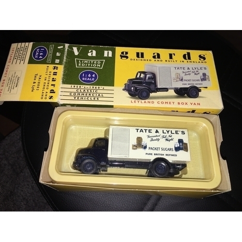 244 - VANGUARDS VA18003 LAYLAND COMET BOXED VAN TATE & LYLES LTD EDITION