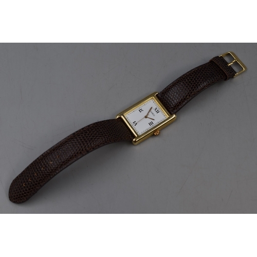 220 - Lovely aramis Gents Watch with Leather Strap (Working)