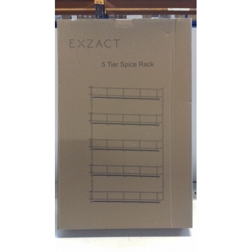 163 - NEW BOXED EXZACT 5 TIER SPACE RACK