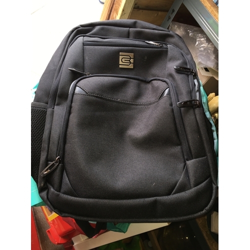 162 - NEW BAGGED BLACK LAPTOP BACK PACK