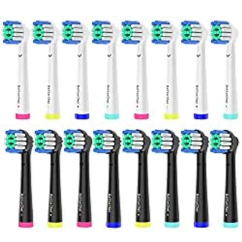 143 - NEW iLife Tech Electric Toothbrush Head Holder And 16pcs Precision Brush Heads Compatible with Oral ... 