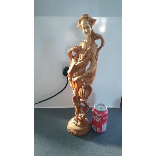 390 - Resin large orential female figure