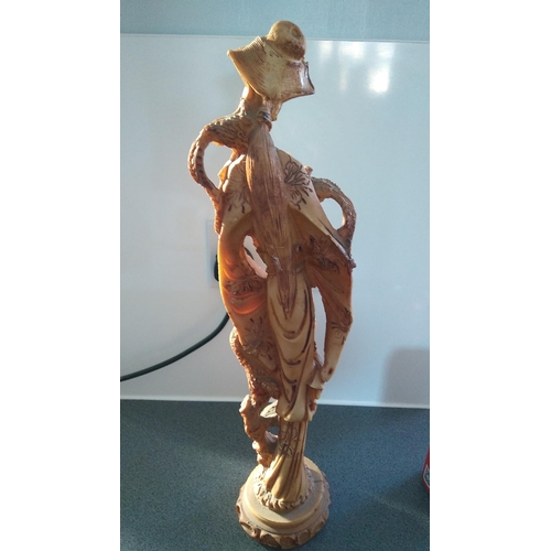 390 - Resin large orential female figure